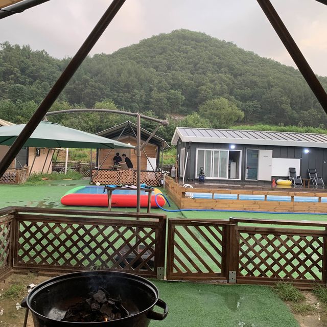 가평 애견동반 넓고 쾌적한 글램핑 펜션🏕️ [가평_구름위산책펜션&글램핑]