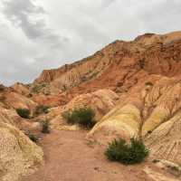 Fairytale canyon in Kyrgyzstan