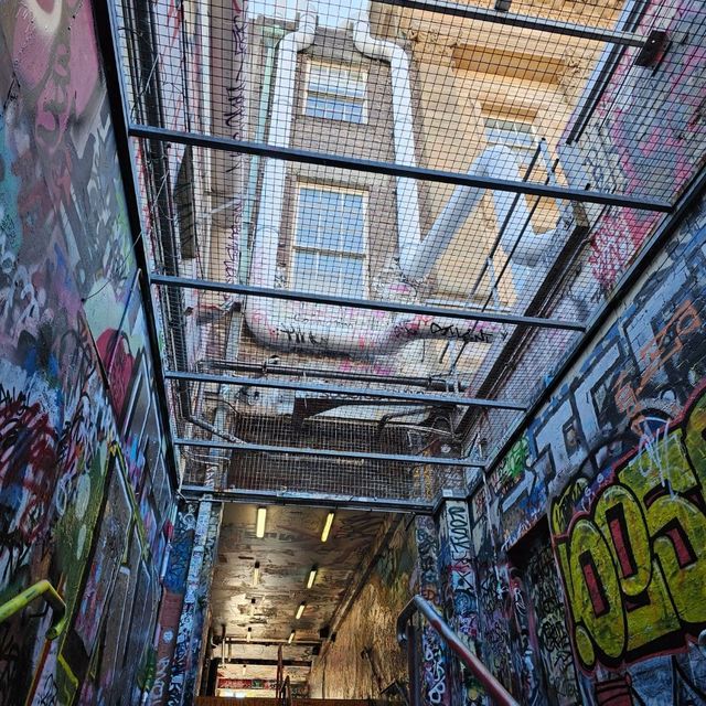 悉尼大學校園內的塗鴉隧道🎨🎭
