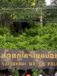 น้ำตกไทรโยกน้อย กาญจนบุรี น้ำตกสวยมาก