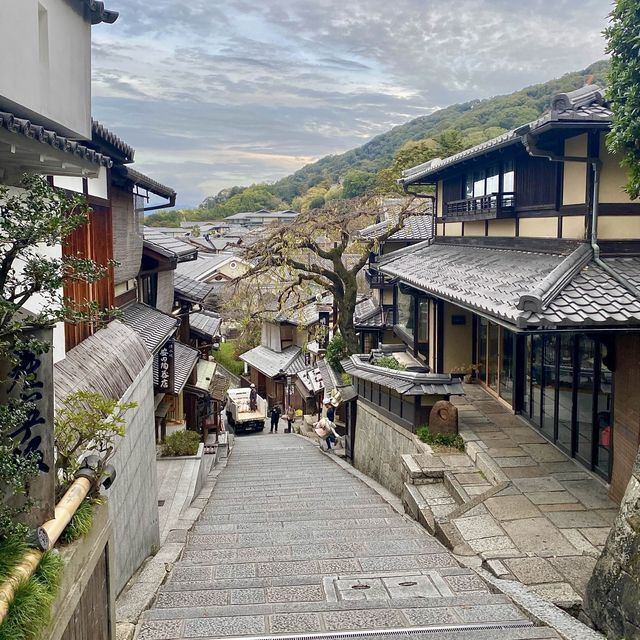 Time travel through streets of Kyoto