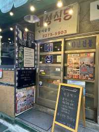 【ソウル/鍾路】路地裏にあるナッコプセのお店