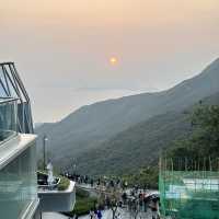 太平山頂，維多利亞港夜景