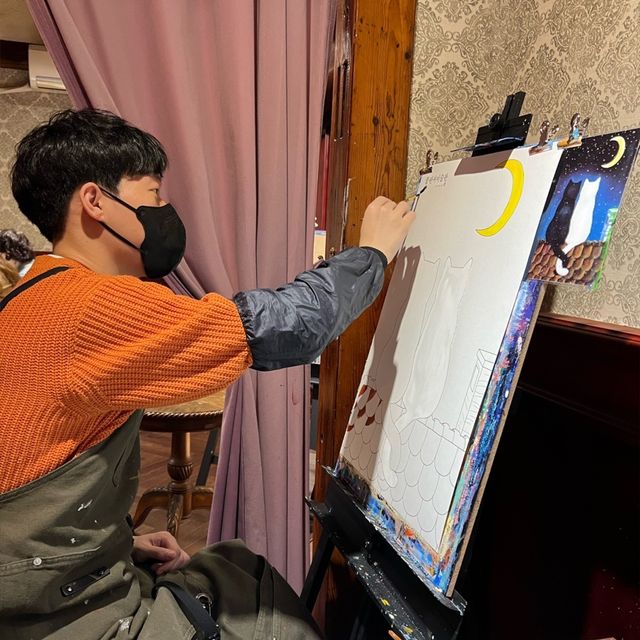 감성있는 한옥에서 그림을 그릴 수 있는 드로잉카페! 블란서미술관!
