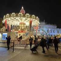 Viennese Christmas wonderland at city hall sq