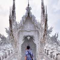 The beautiful of Wat Rong Khun - White temple