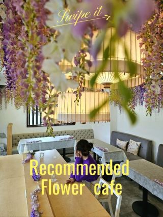 [Okayama / Enjoy wisteria flowers all year round] A stylish cafe with a photogenic space is located on the outskirts of the scenic area!