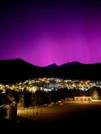 Aurora phenomenon in Switzerland 