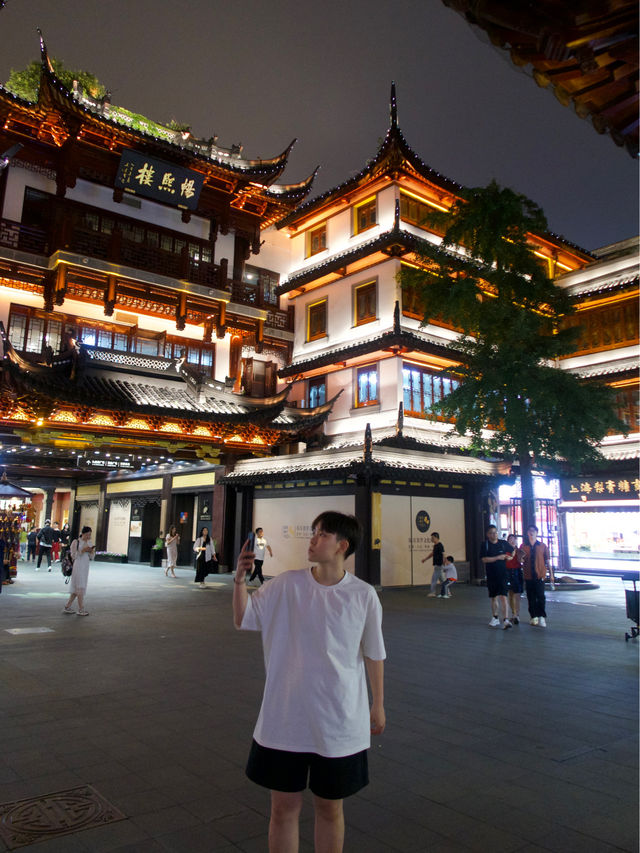 上海豫園 夜景超級漂亮出大片！