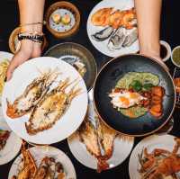 บุฟเฟ่ต์ Giant River Prawns Buffet & Lobster Speci