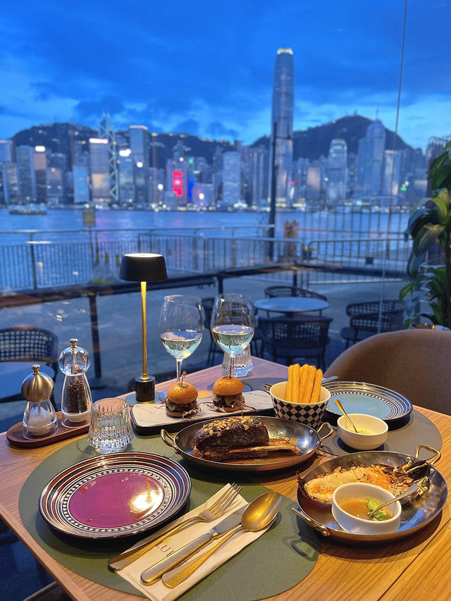 尖沙咀絕美維港景觀打卡餐廳-Charcoal Bar
