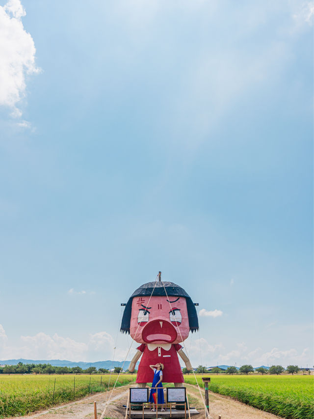 毎年恒例の大かかし🌾今年は『チコちゃん』