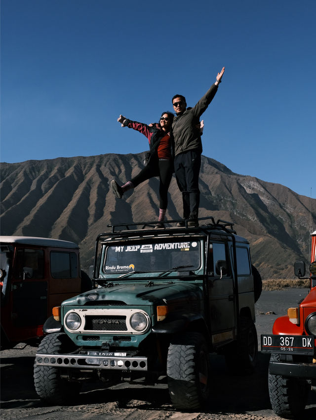 Catching the Sunrise at Mt Bromo