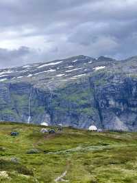 Camping at Trolltunga, Norway 