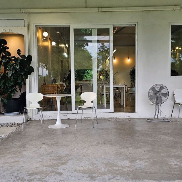 ร้านบรรยากาศเงียบสงบ  ร้าน White cantas