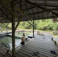 One of the iconic hot spring in kuching - Kampung Panchor Hot Spring