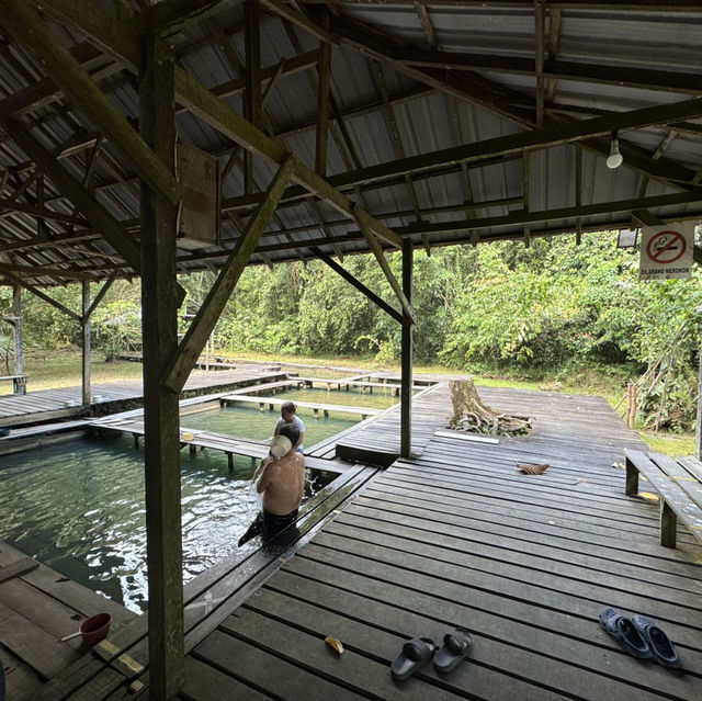 One of the iconic hot spring in kuching - Kampung Panchor Hot Spring