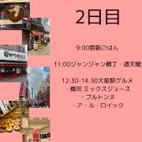 大阪旅行・海遊館&グルメツアー