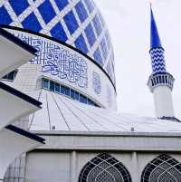 🌌 Majestic Blue Mosque of Malaysia 🇲🇾
