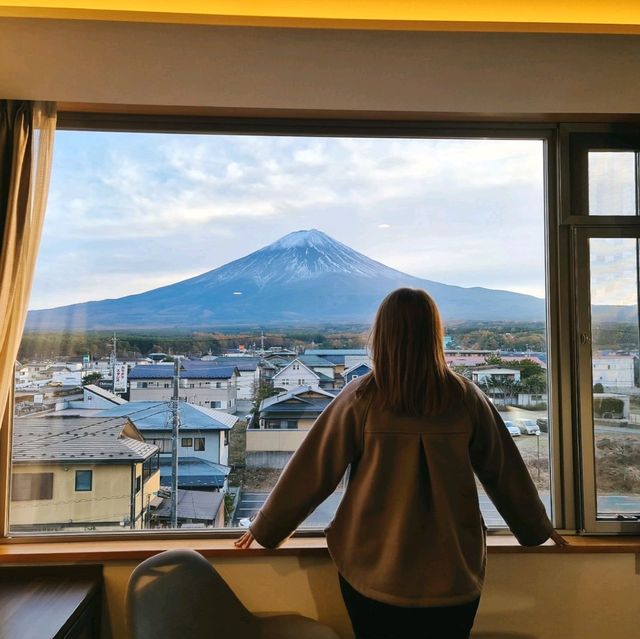 โรงแรมที่มองเห็นฟูจิชัดที่สุดแล้ววว 🗻✨️