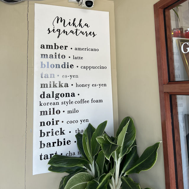 Mikka Coffee • ร้านมิกก้า