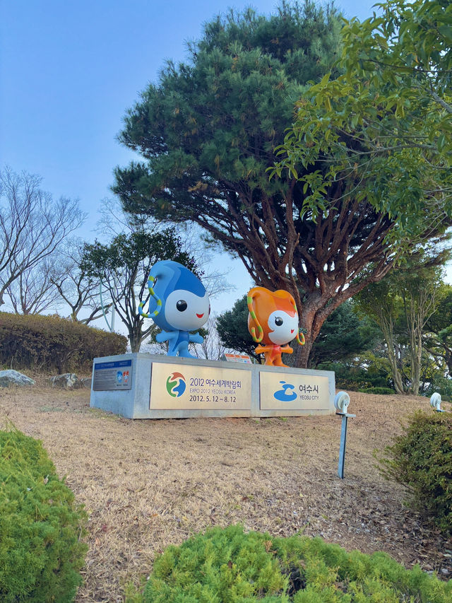 돌산대교를 한눈에 바라볼 수 있는 일몰 스팟🌅🤍