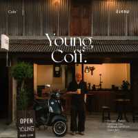 Young Coff #คาเฟ่เปิดใหม่ คาเฟ่เล็กๆ ในชุมชน 💖