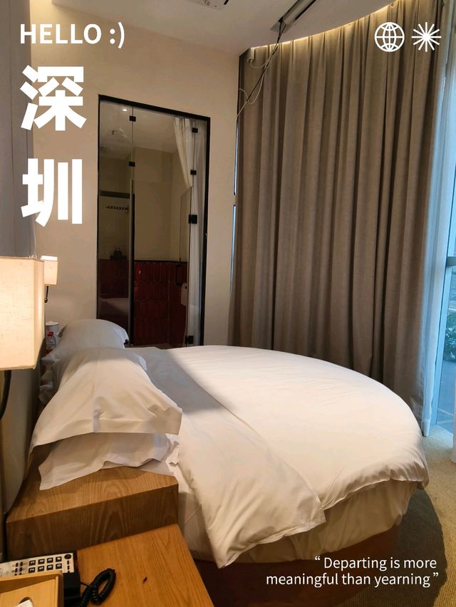 大型落地窗南山小型溫馨酒店推介