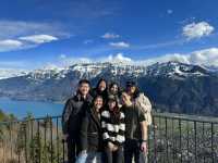 Hiking Up Harder Kulm in March: A Swiss Adventure! 🏔️