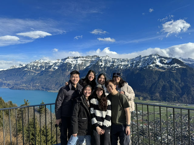 Hiking Up Harder Kulm in March: A Swiss Adventure! 🏔️