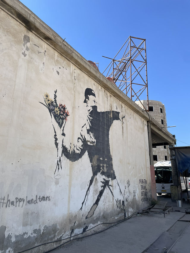 【パレスチナ】バンクシーの絵🇵🇸