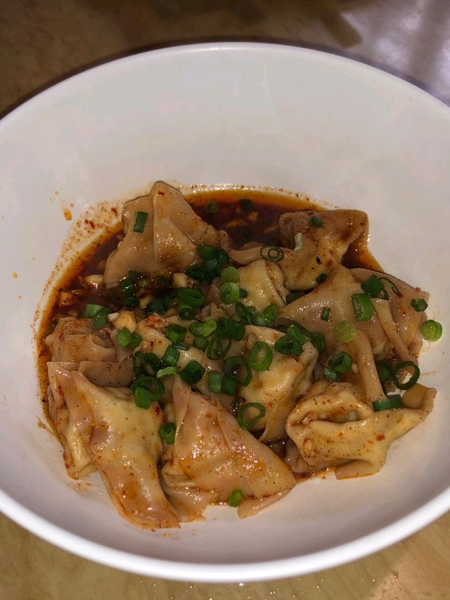 Delicious Chilli Wantons & Parathas