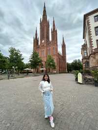 A worth visiting neo-gothic Church in Wiesbaden, Germany 