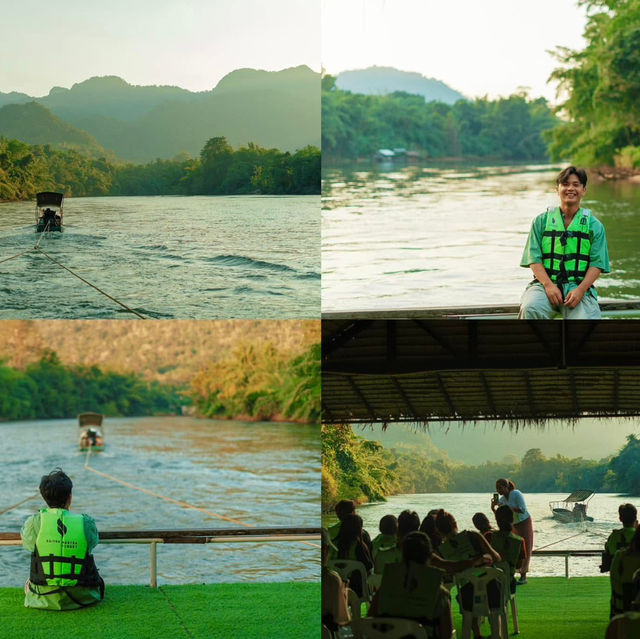 นอนแพริมน้ำฟีลดี สูดไอหมอกให้เต็มปอด💚🍃