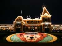 🌙✨ Hong Kong Disneyland at Night