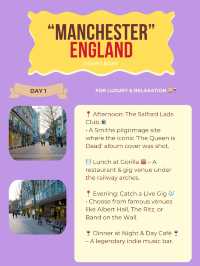 Manchester itinerary 