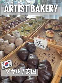 🇰🇷ソウル📍安国駅すぐ！大人気ベーカリーカフェ🥖「ARTIST BAKERY」✨