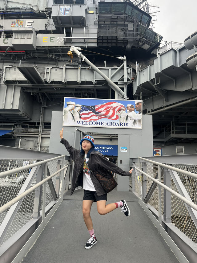 【走進航母歷史現場⚓️✈️🇺🇸中途島號航空母艦震撼體驗】