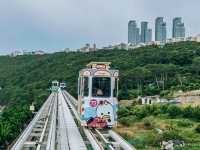 นั่งรถไฟปุ๊กปิ๊กชมวิวริมทะเลที่ปูซาน