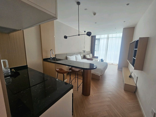 Mike apartment ที่พักเซี่ยงไฮ้ ตรงปก ไม่จกตา 