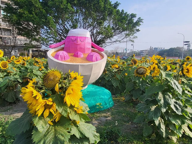 台中清水區公所向日葵花海