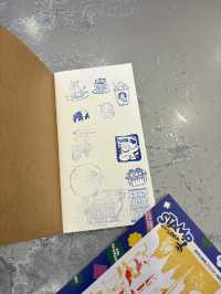 free postcard stamping at Pasar Seni