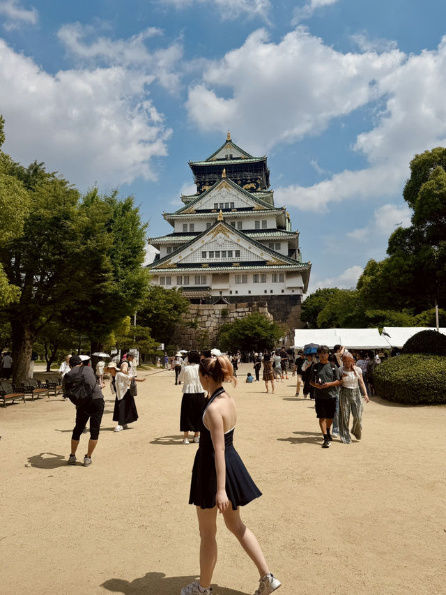 Osaka Castle, samurai vibes + epic views