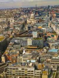 my favourite free place to visit in London because of its amazing atmosphere and incredible views of the city from the 35th floor of the skyscraper