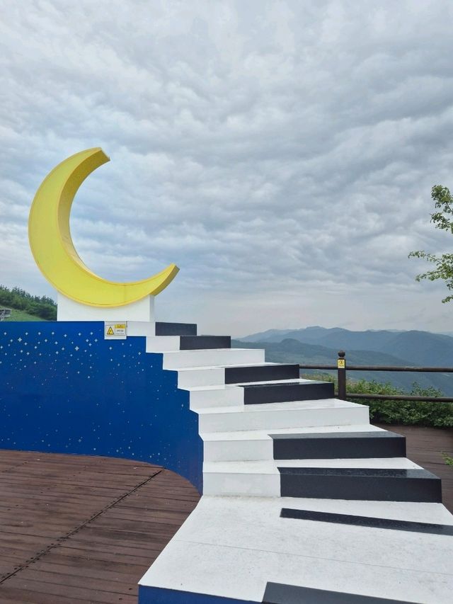 높은 해발고도 탁트인조망 💚정선타임캡슐공원