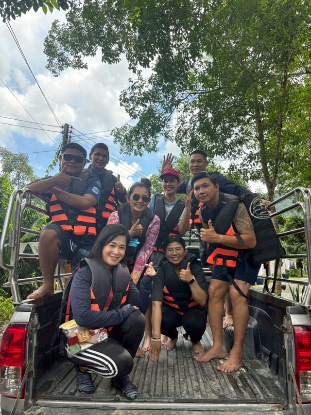 อีกหนึ่งแหล่งท่องเที่ยว ล่องแก่งวังสายทอง🏖️