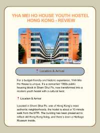 🏨 YHA Mei Ho House Youth Hostel – Hongkong
