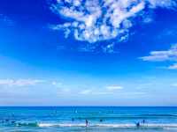 🏖️ 월정리해수욕장 – 감성 가득한 카페 거리와 바다
