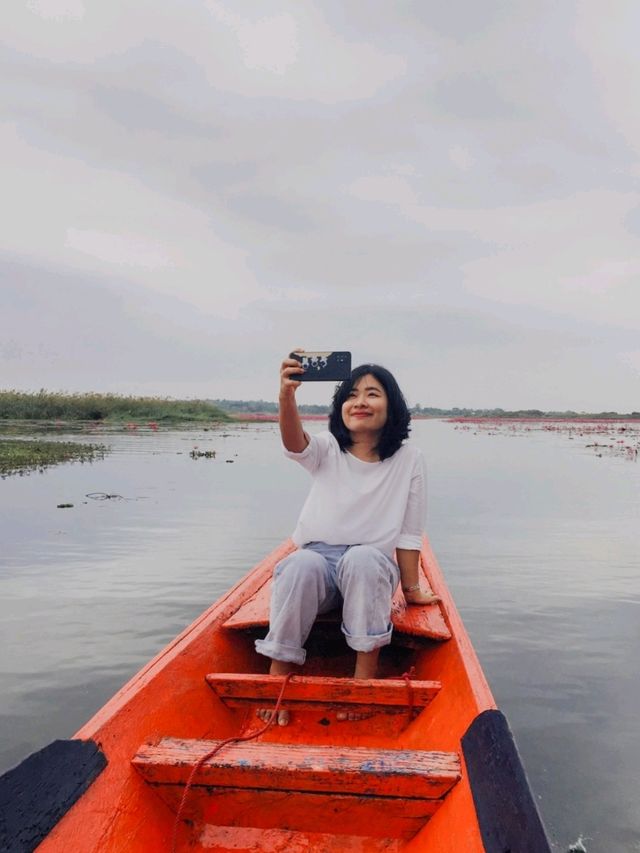 🪷ทะเลบัวแดง กุมภวาปี 📍จ.อุดรธานี 🪷ทะเลบัวแดง กุมภวาปี 📍จ.อุดรธานี