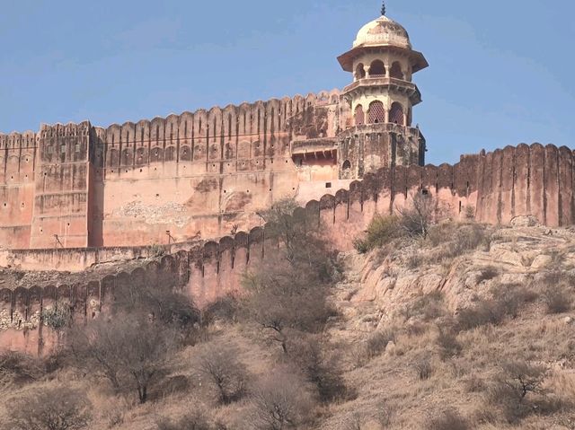 金黃山城中的摩揭陀傳奇#琥珀堡（Amber Fort）-印度捷布 (Jaipur)